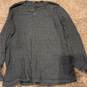 APT 9 Long sleeve Men’s Grey Top Size Large